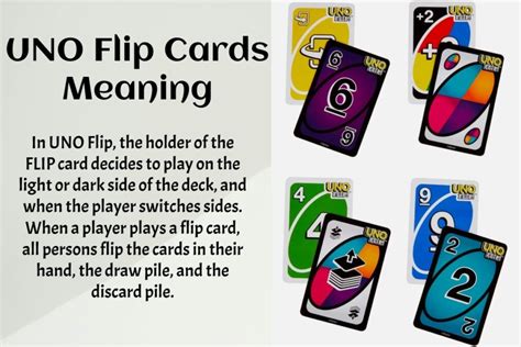 uno flip card meanings|Uno Flip Rules .